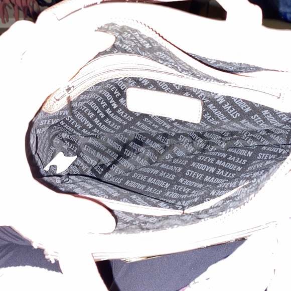 Steve Madden blush pink handbag with scarf. MSRP $99 - Picture 6 of 8